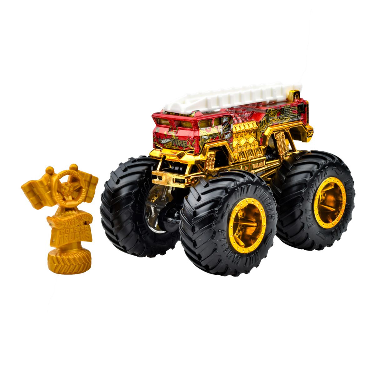 HOT WHEELS - JUGUETE HOT WHEELS 5 alarm Monster Truck 50 años