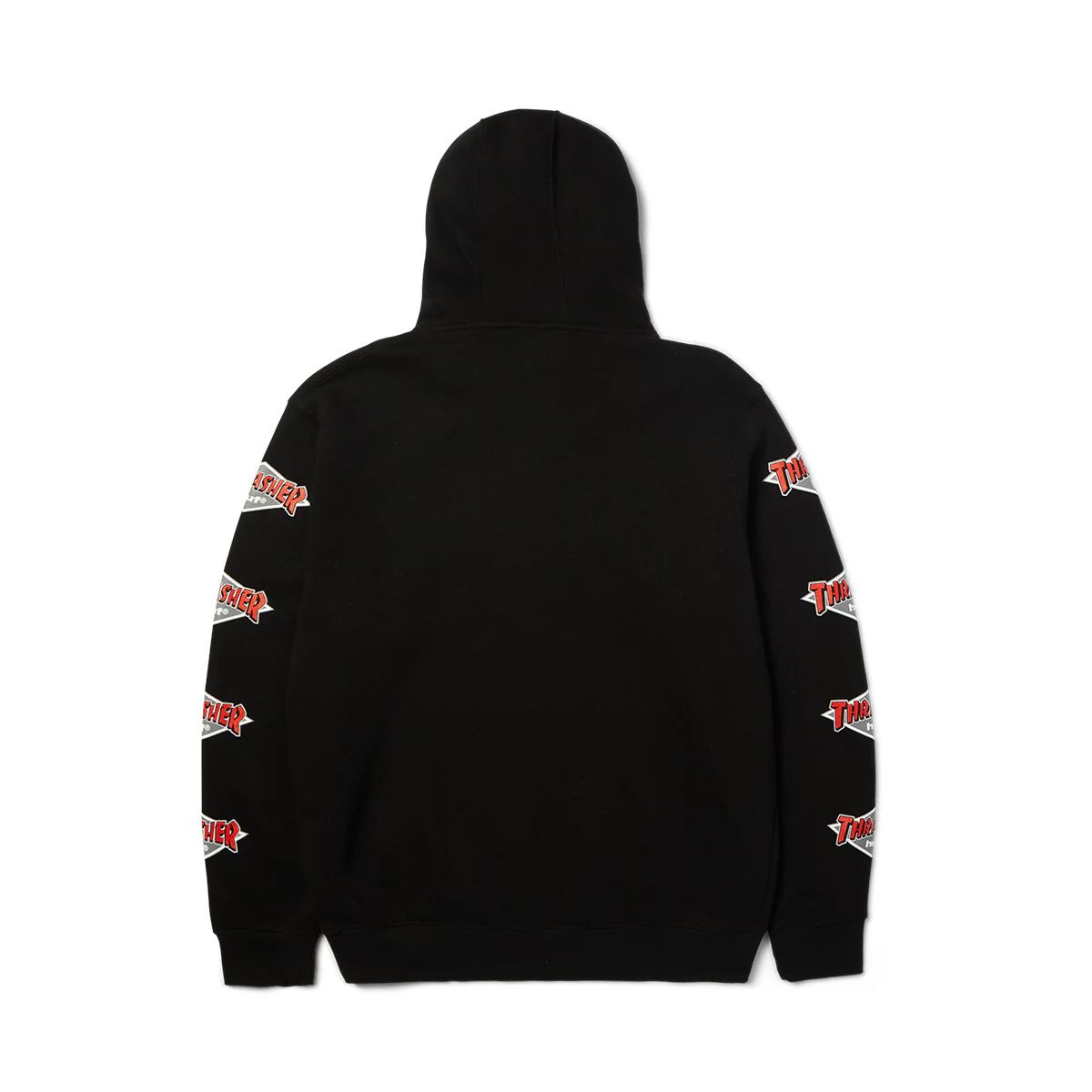 HUF - Poleron HUF X THRASHER Logo P/O Hoodie Black