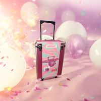 Maleta De maquillajes Con Rueda Infantil Para Niñas