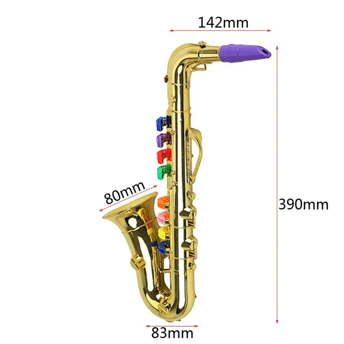 GENERICO - Saxofón Musical De Juguete Para Niños Dorado