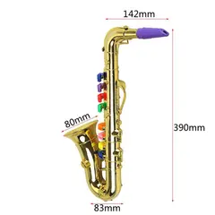 GENERICO - Saxofón Musical De Juguete Para Niños Dorado