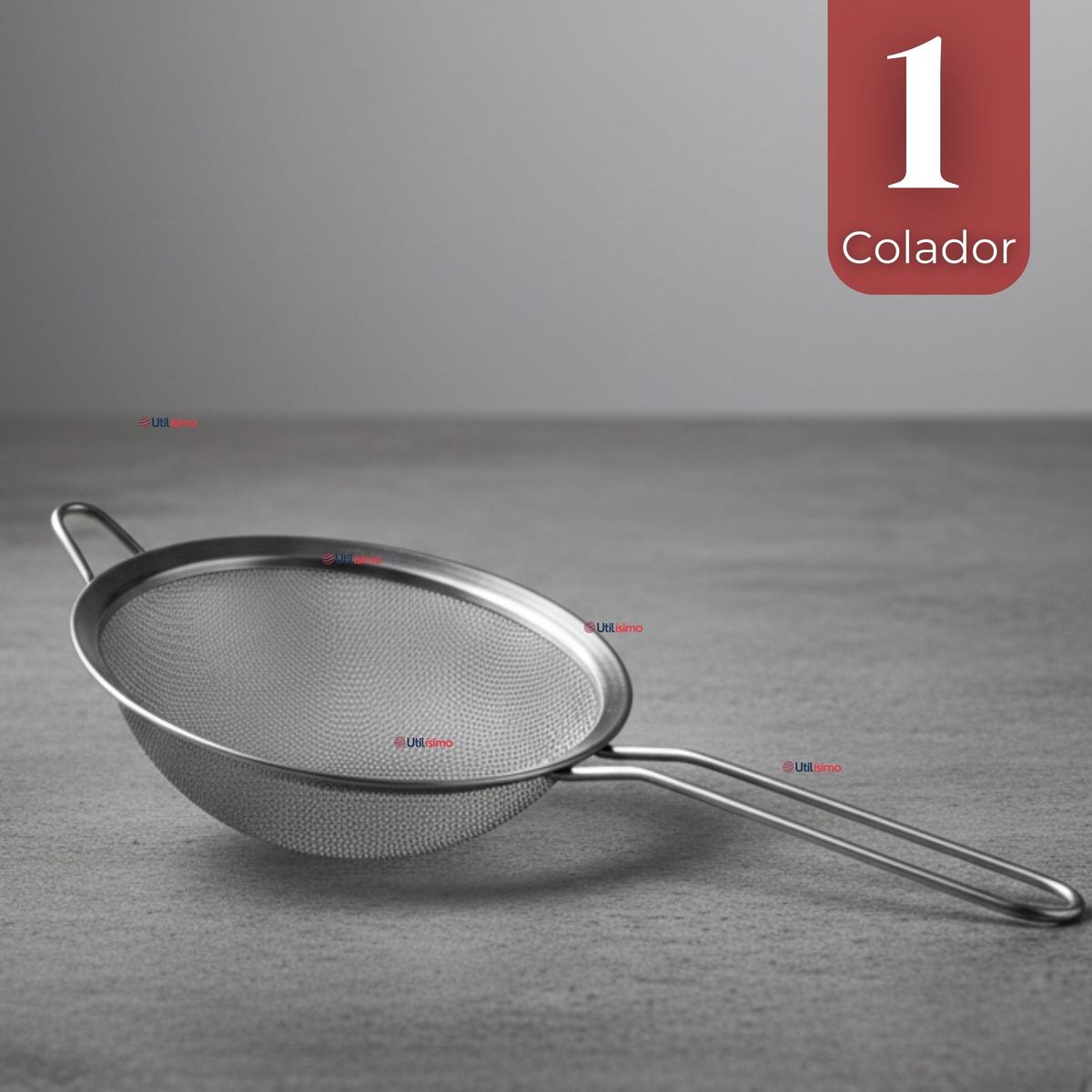 UTILISIMO - Colador Multiuso 12cm Acero Inoxidable Repostería Cocina
