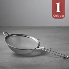 UTILISIMO - Colador Multiuso 12cm Acero Inoxidable Repostería Cocina