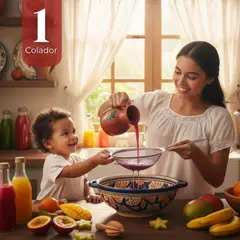UTILISIMO - Colador Multiuso 16cm Acero Inoxidable Repostería Cocina