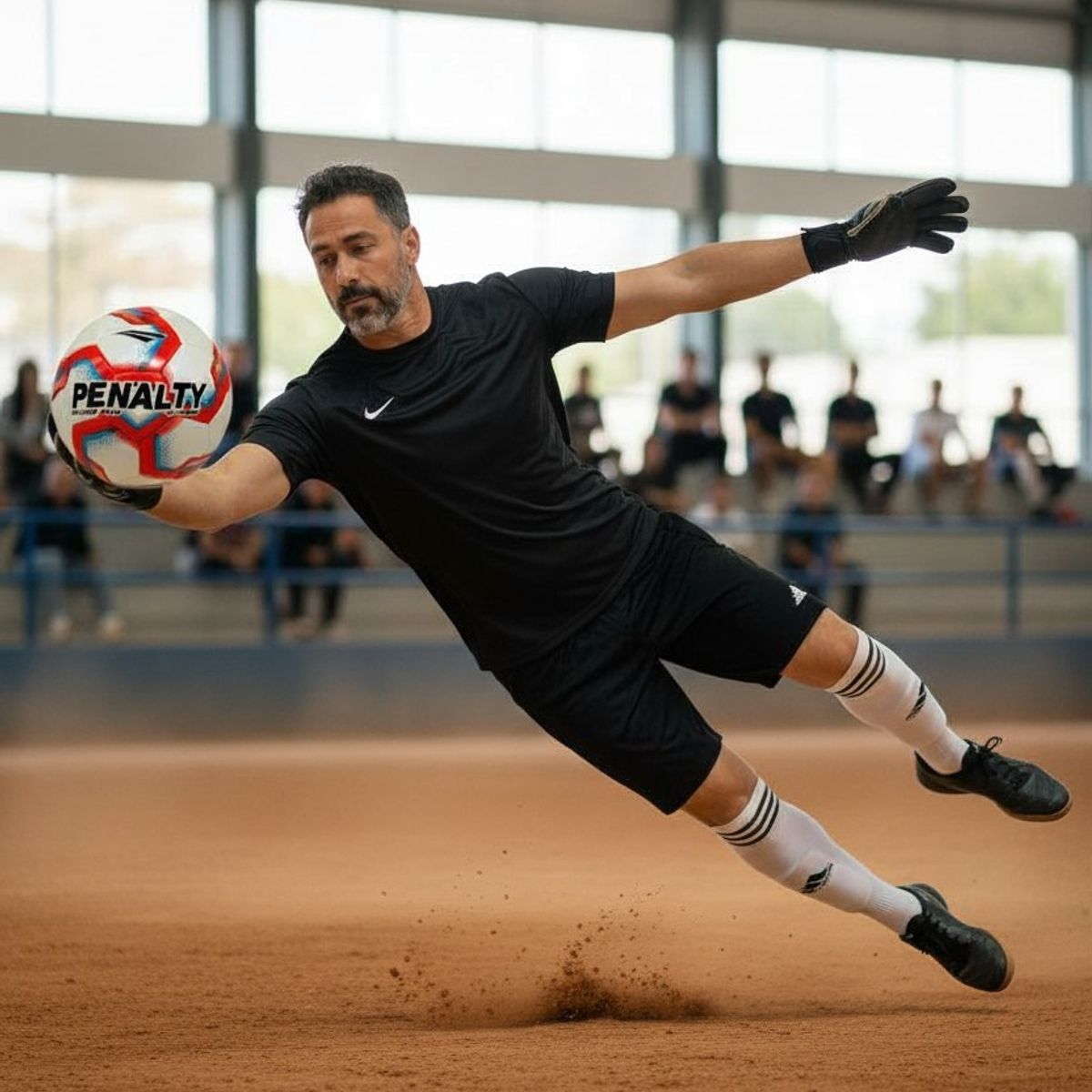 PENALTY - BALÓN FUTSAL PENALTY STORM XXV ROJO AZUL