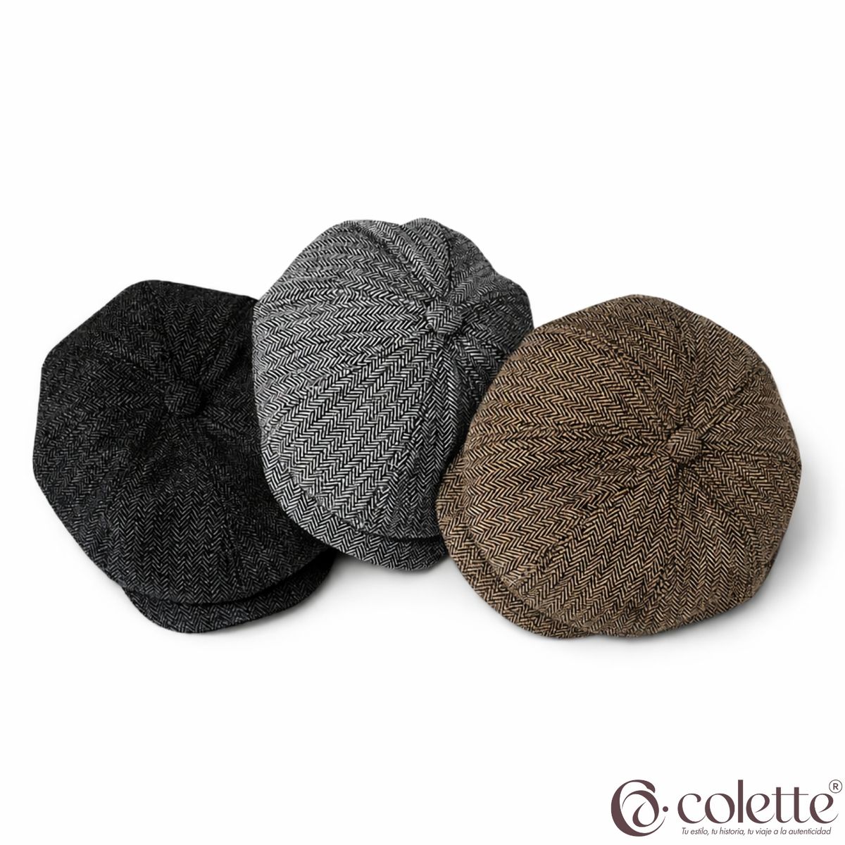 COLETTE - Boina Espiga Elegante Clásica Y Vintage