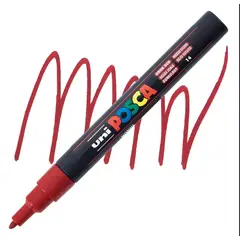 UNI POSCA - POSCA MARCADOR ACRILICO 3M ROJO OSC