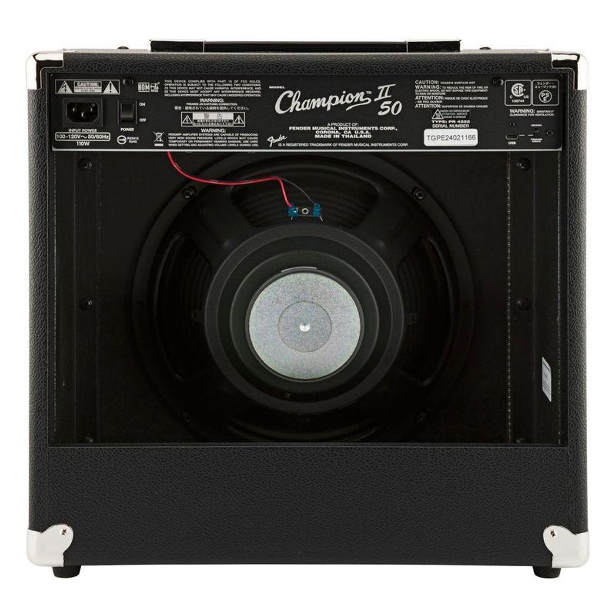 FENDER - Combo de guitarra Fender Champion II de 50 watts