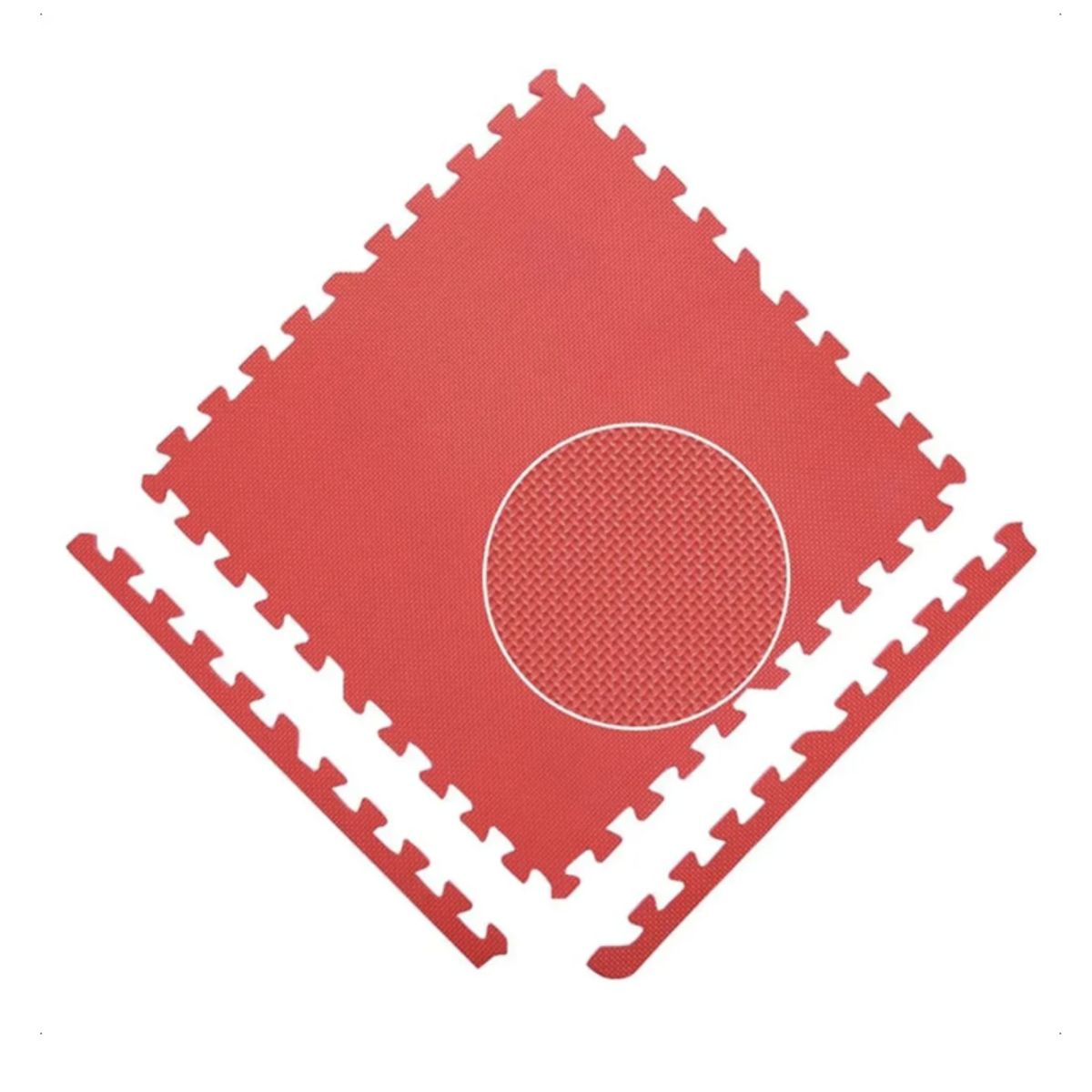 OKAY - Pack 6 Unidad Piso Puzzle Alfombra Goma Eva Antigolpes 60x60 Lisa