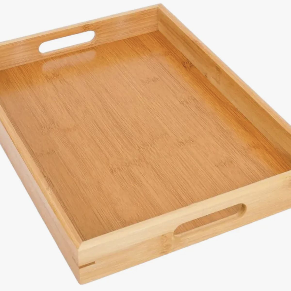OKAY - Bandeja Rectangular Para Servir De Bambú Portátil 25x35cm
