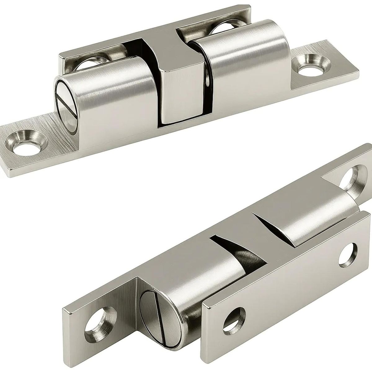 DMC - Pack 4un Reten Regulable Niquelado Para Puerta 70mm DMC