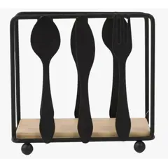 OKAY - Pack 2 Servilletero Metalico Porta Servilletas 11x11cm