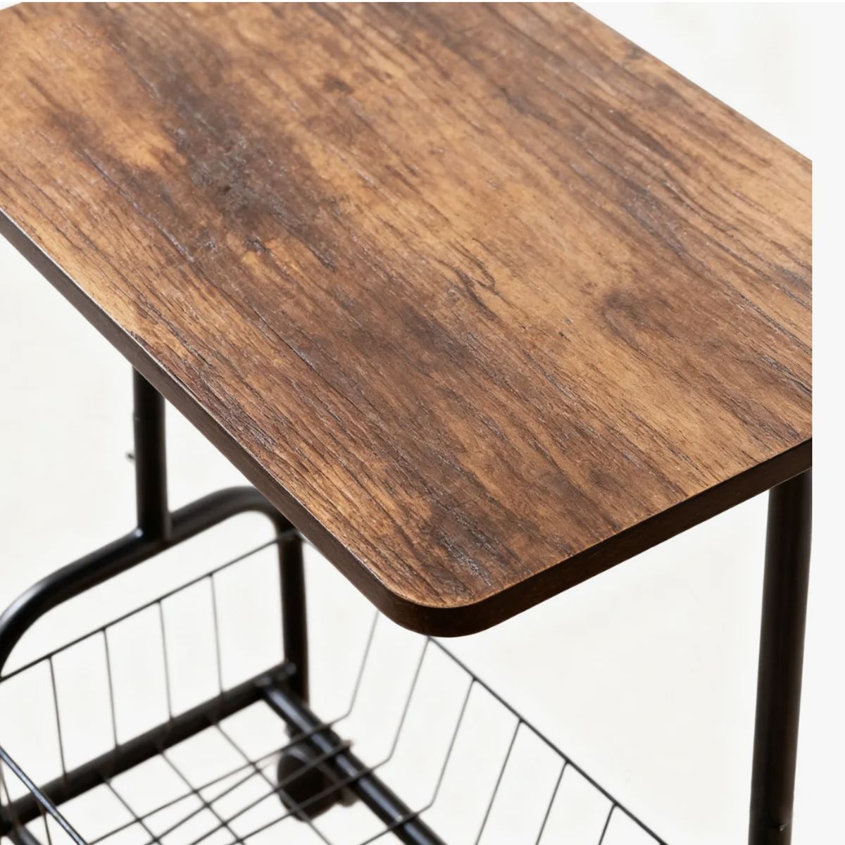 OKAY - Mesa De Centro Giratoria De 360° Con Cesta De Almacenamiento