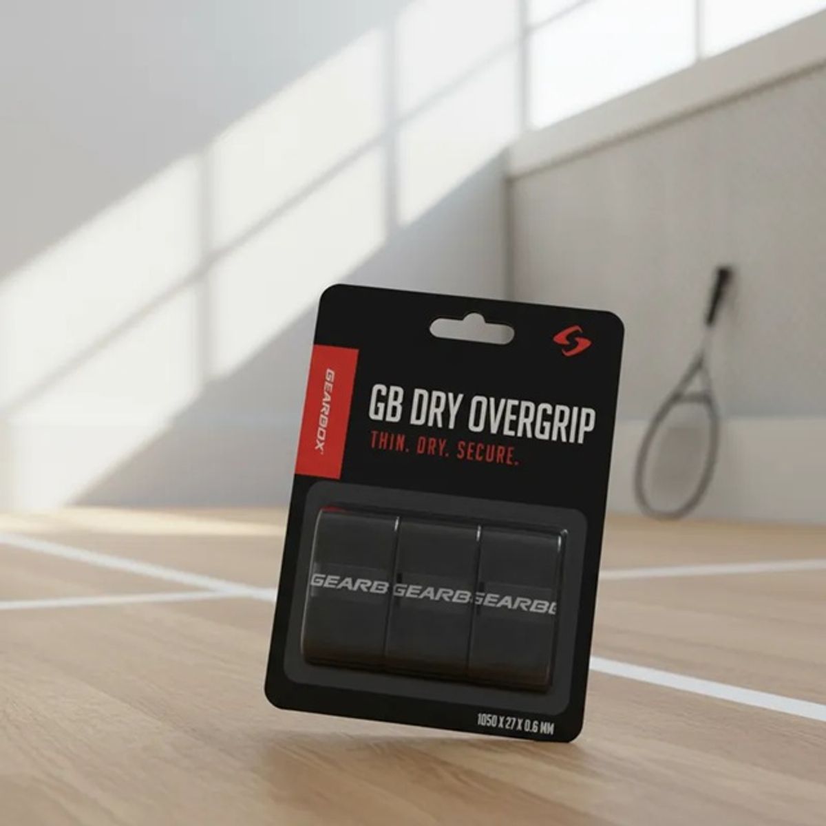 GEAR BOX - OVERGRIP RACQUETBALL GEARBOX 7G03 NEGRO X3
