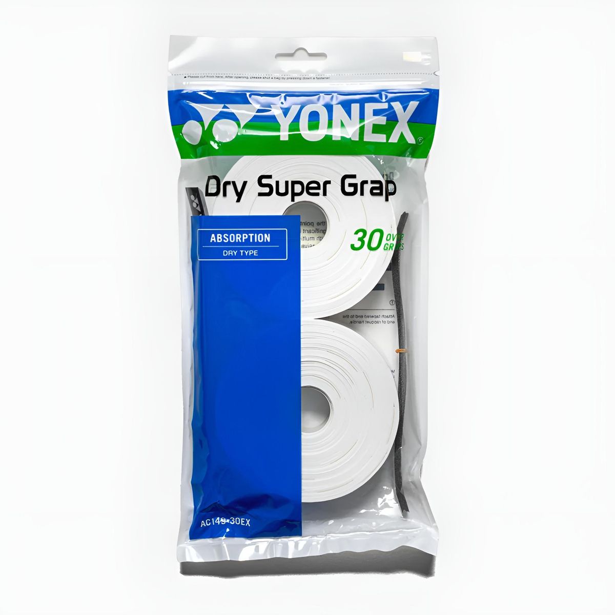 YONEX - OVERGRIP YONEX DRY SUPER GRAP BLANCO X30