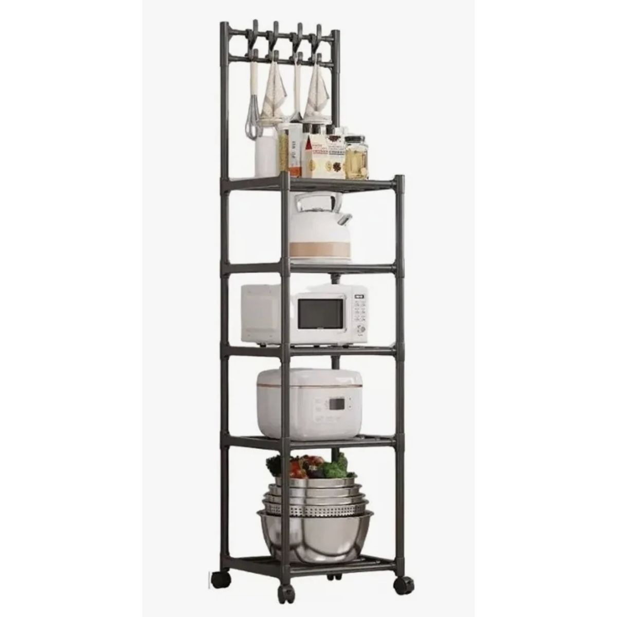 OKAY - Estante Organizador 5 Niveles Multifuncional Repisas Cocina