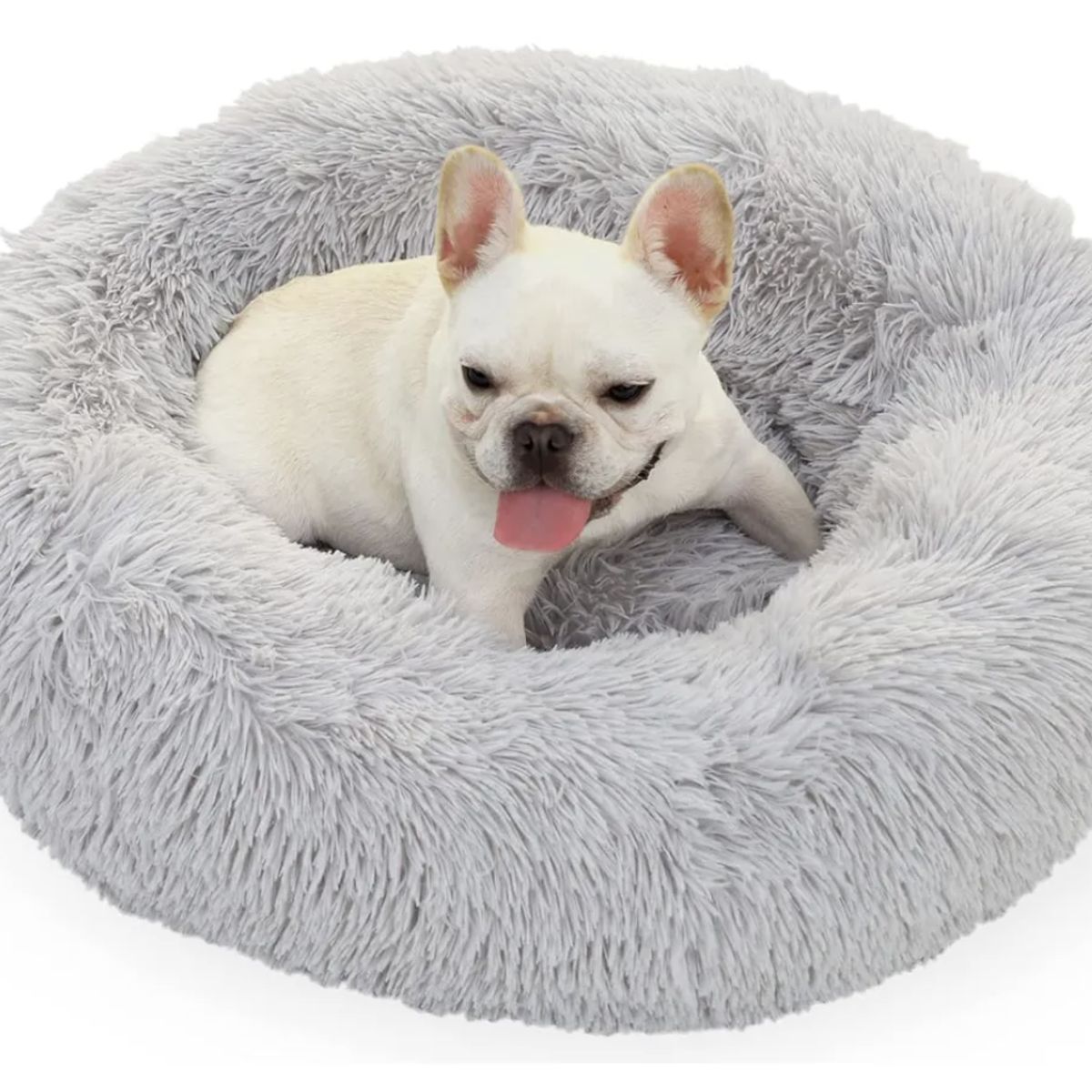 OKAY - Cama Antiestrés Peluda Para Perros Y Gatos 70cm L Colores