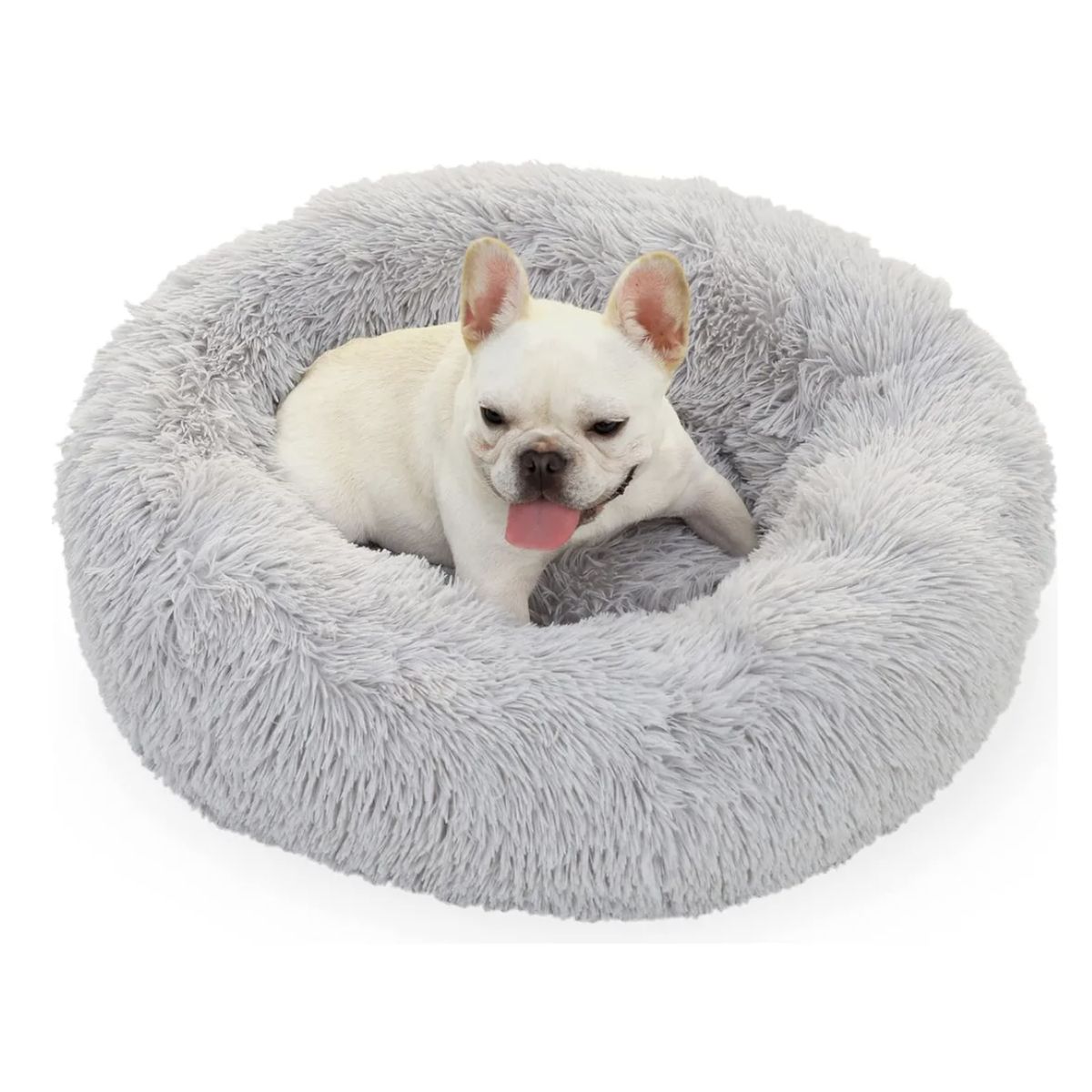OKAY - Cama Antiestrés Peluda Para Perros Y Gatos 70cm L Colores
