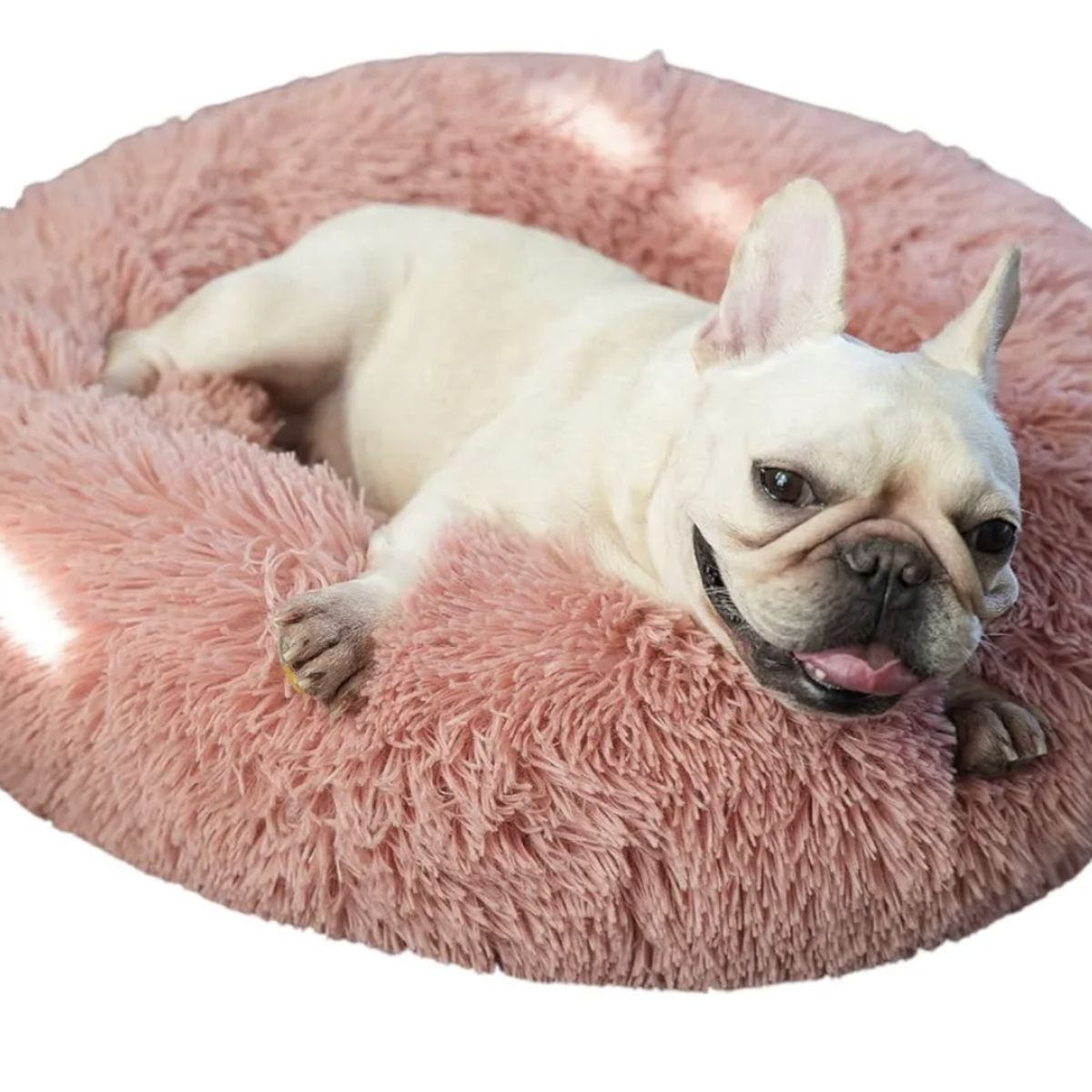 OKAY - Cama Antiestrés Peluda Para Perros Y Gatos 70cm L Colores
