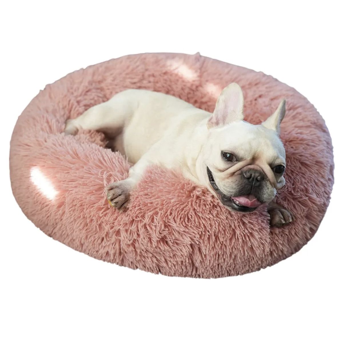 OKAY - Cama Antiestrés Peluda Para Perros Y Gatos 70cm L Colores