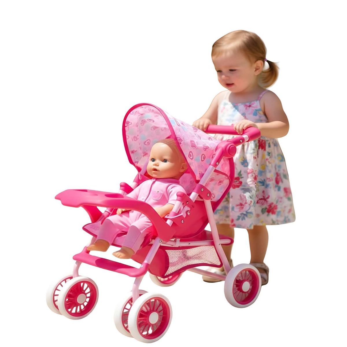 GENERICO - coche para muñecas de paseo C01