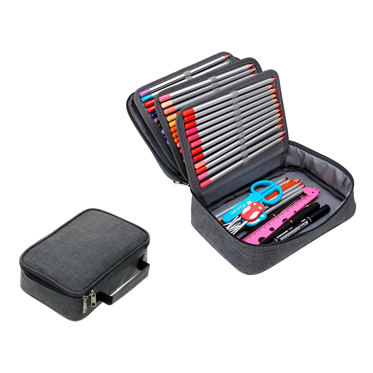 ESHOPANGIE - Estuche Para Lápices72 Ranuras Lapiceras Organizador Escolar