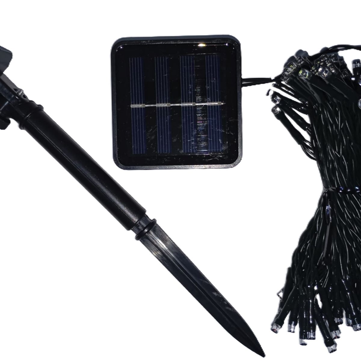 GENERICO - Luces Navidad / Decoracion Solar 100 LED Solar Multicolor 10 metros