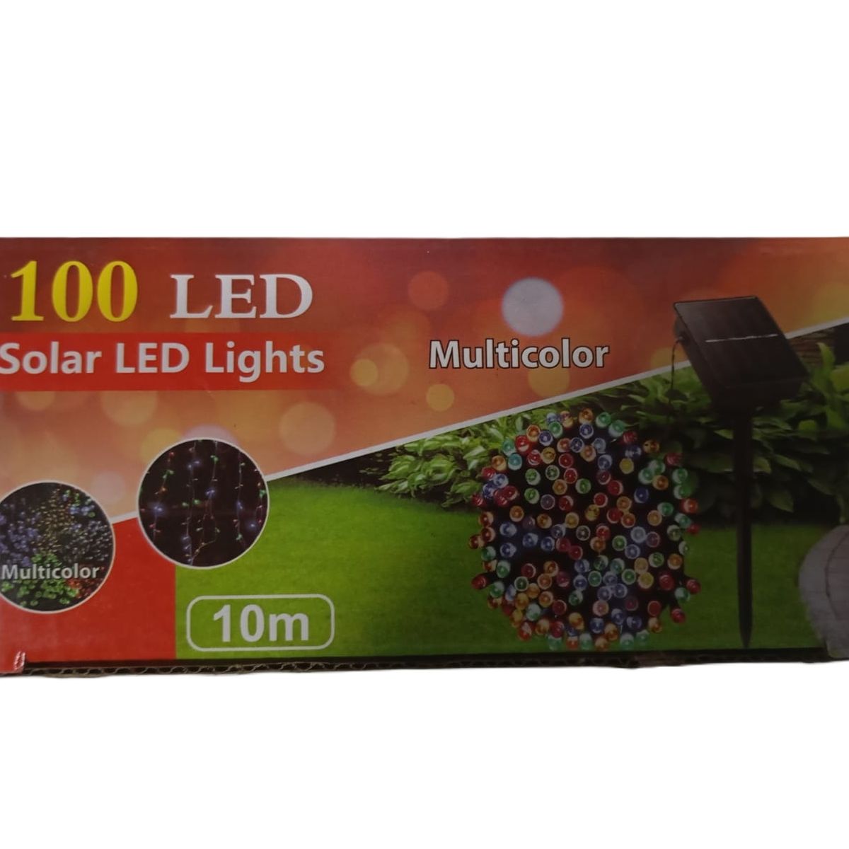 GENERICO - Luces Navidad / Decoracion Solar 100 LED Solar Multicolor 10 metros