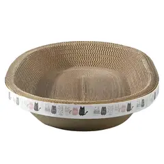 HD HOGAR SPA - Rascador Extra Grande Para Gatos Cama Carton Durable Óvalo