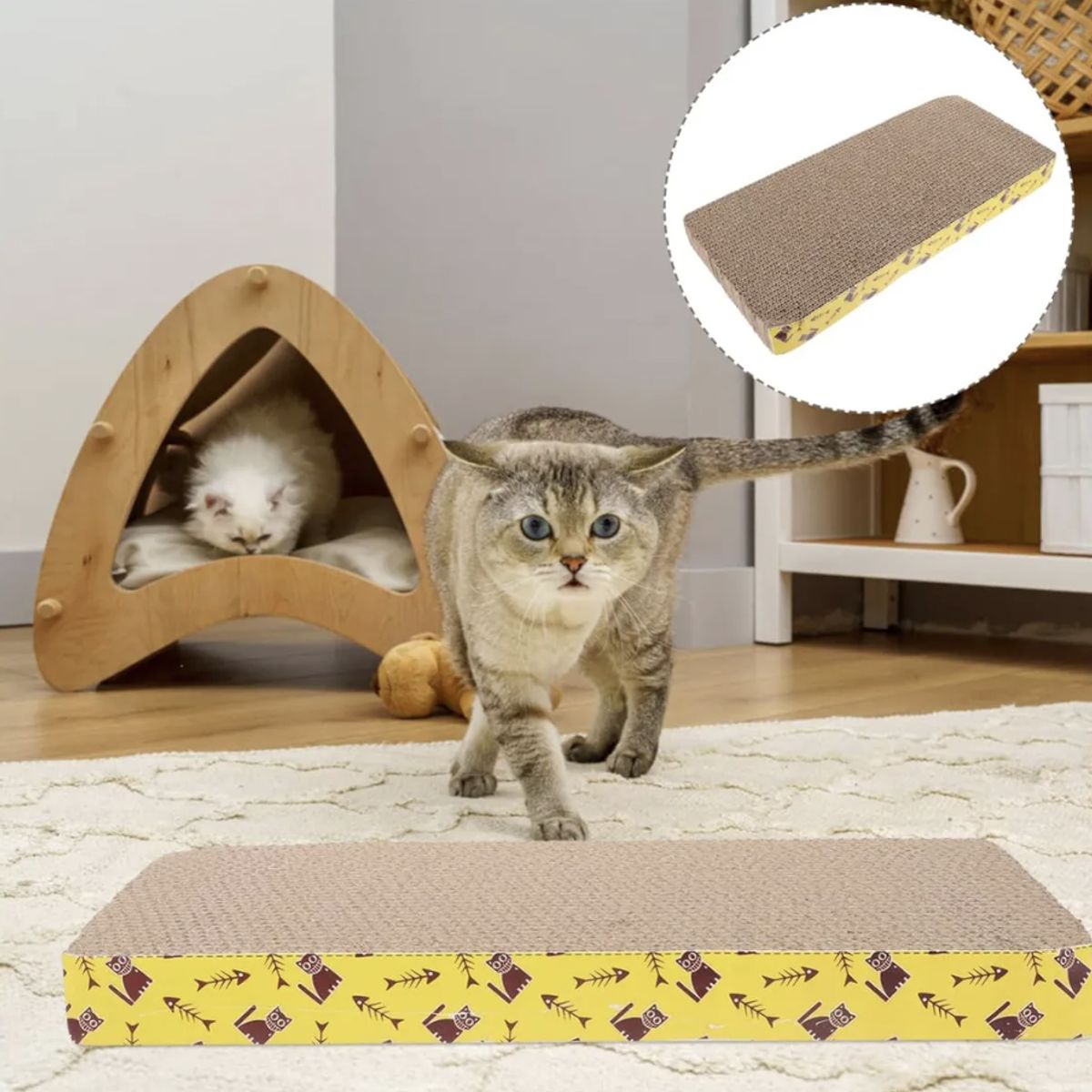 OKAY - 2 Rascadores Rascador De Gatos Rascador Gato Rascador Carton