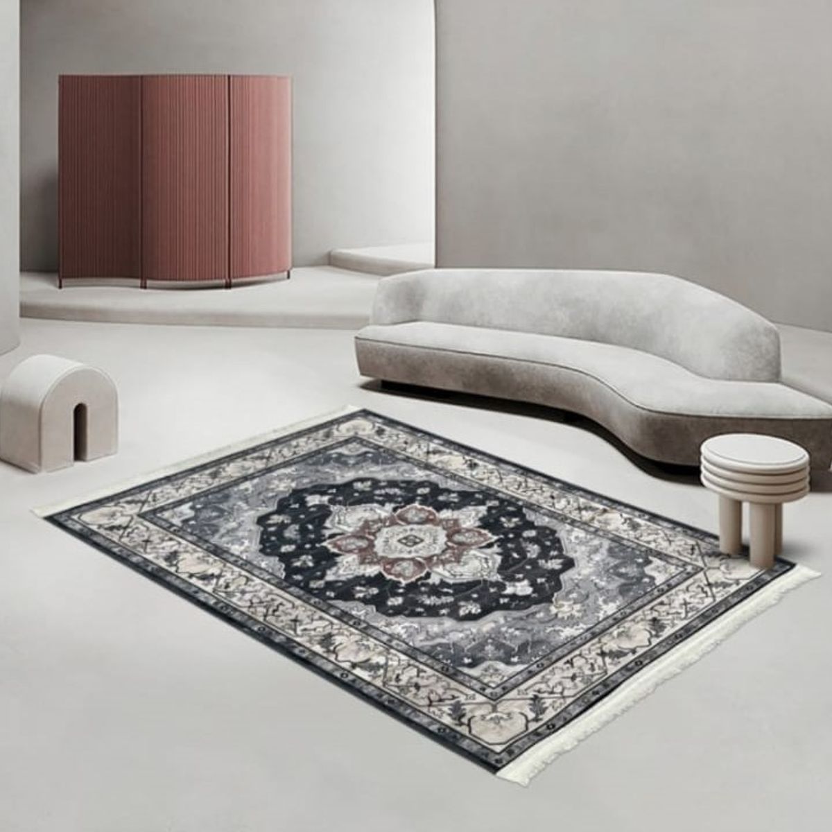 GENERICO - ALFOMBRAS ANTIDESLIZANTES CON ESTILO PERSA PARA LIVING