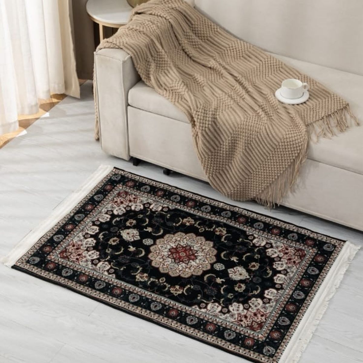 GENERICO - ALFOMBRAS ANTIDESLIZANTES PASILLERA O BAJADA DE CAMA CON ESTILO PERSA