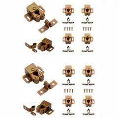 DMC - Pack 10 Reten Rodillo Bronceado Para Puerta Mueble