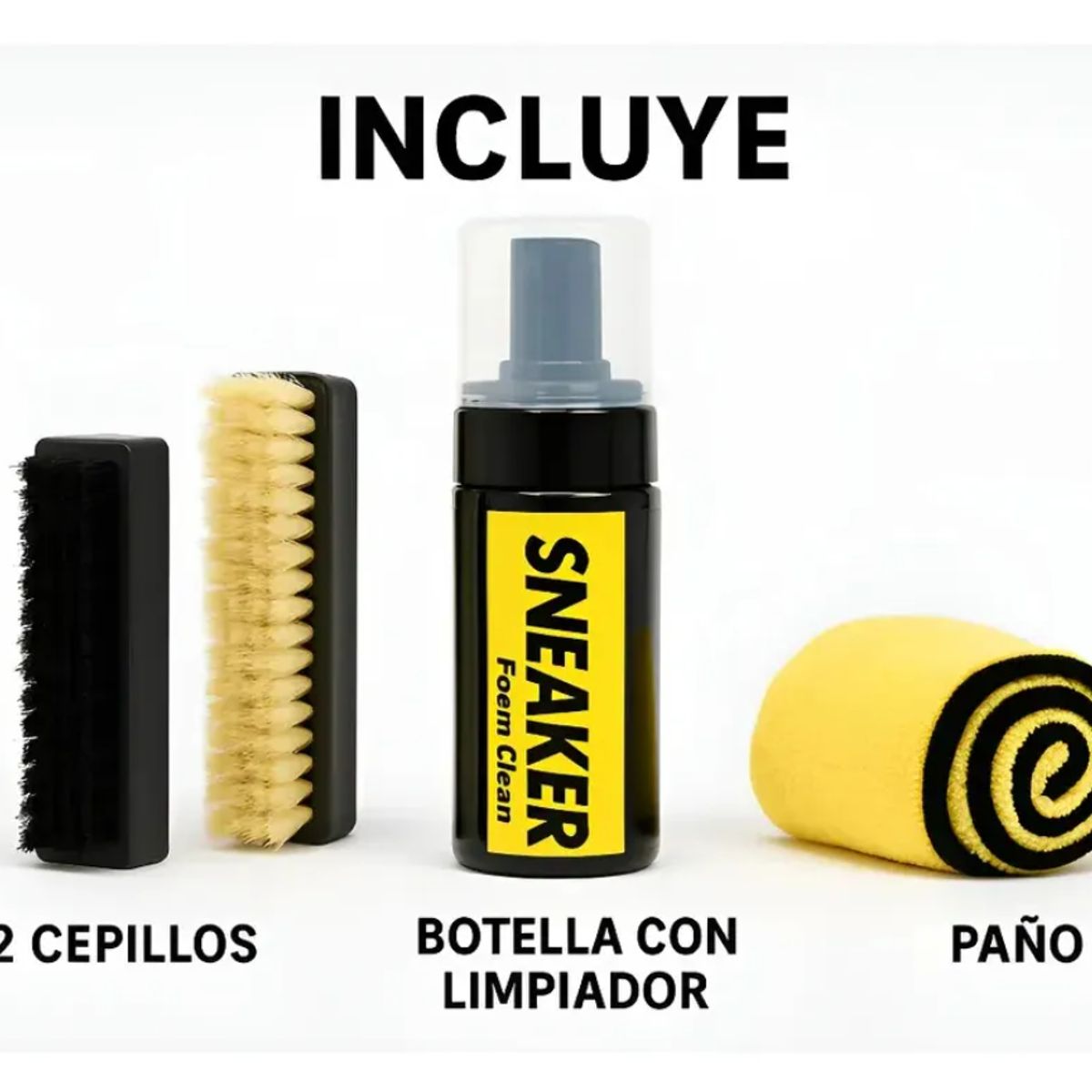 GENERICO - Kit De Limpieza Zapatillas Espuma Limpiadora Blanqueador