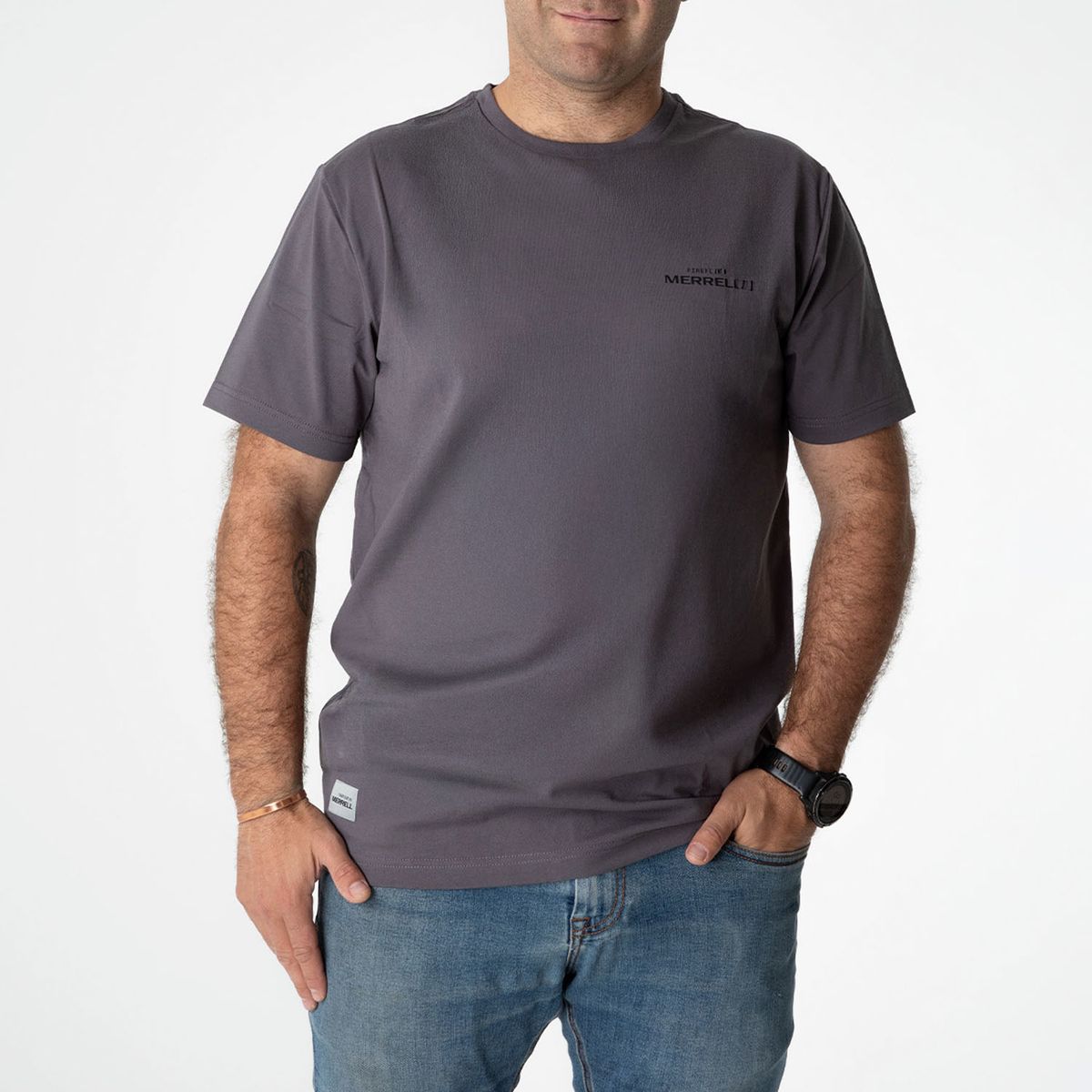 MERRELL - Polera Hombre Fireflies Azul MERRELL