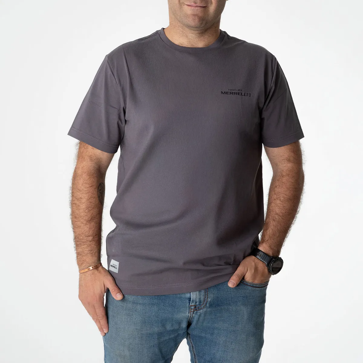 MERRELL - Polera Hombre Fireflies Azul MERRELL