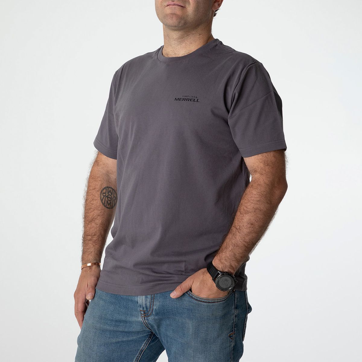 MERRELL - Polera Hombre Fireflies Azul MERRELL