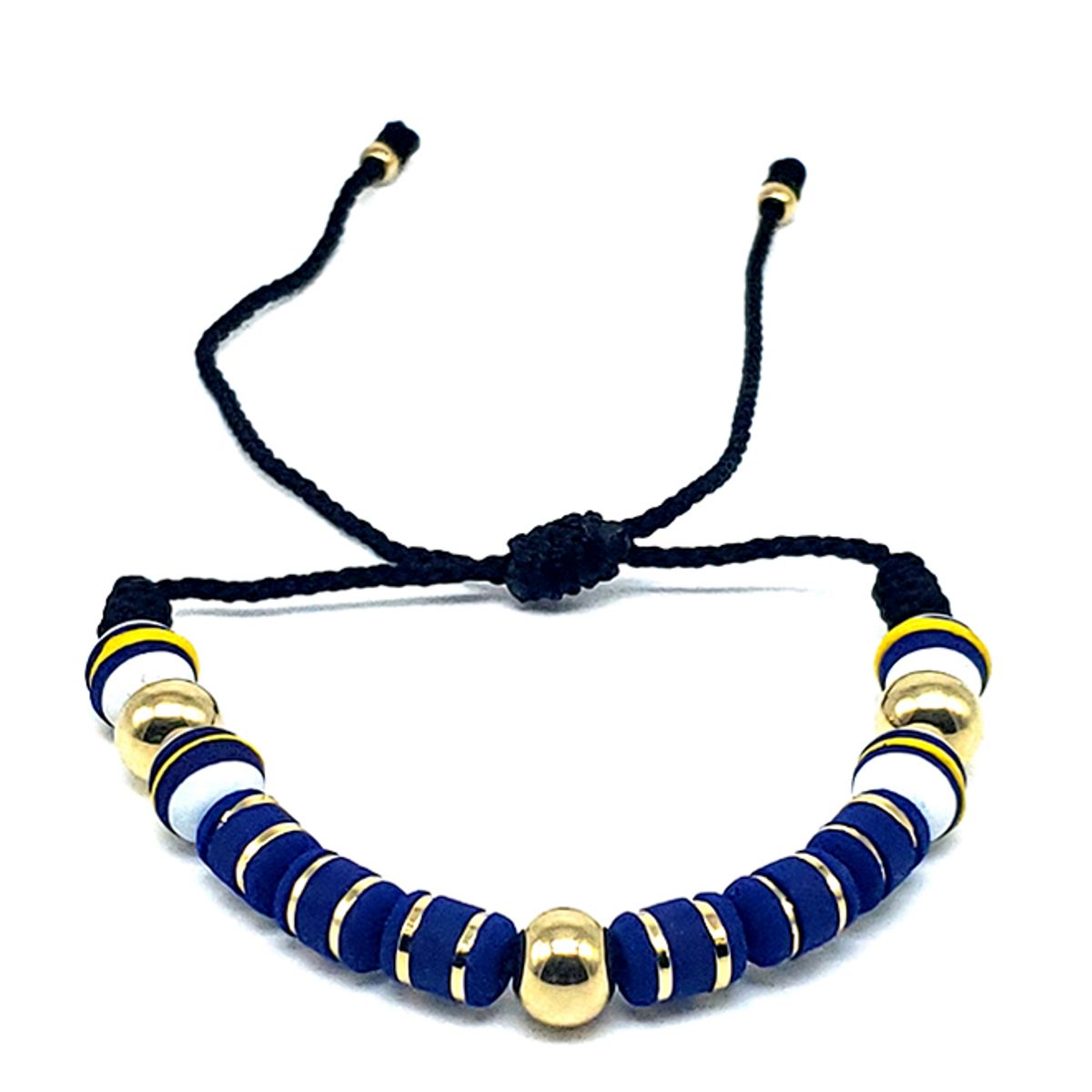 GENERICO - PULSERA BLUE DELUXE ORO LAMINADO 18K