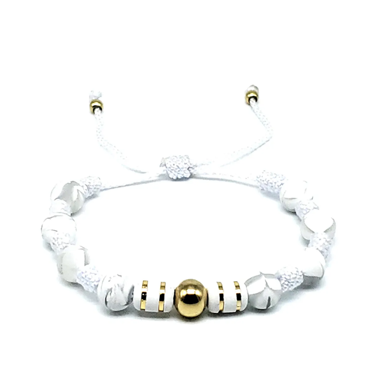 GENERICO - PULSERA WHITE GOLD ORO LAMINADO 18K