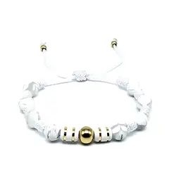 GENERICO - PULSERA WHITE GOLD ORO LAMINADO 18K