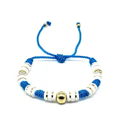 GENERICO - PULSERA BLUE GOLD ORO LAMINADO 18K