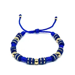 GENERICO - PULSERA BLUE ROYALTY ORO LAMINADO 18K