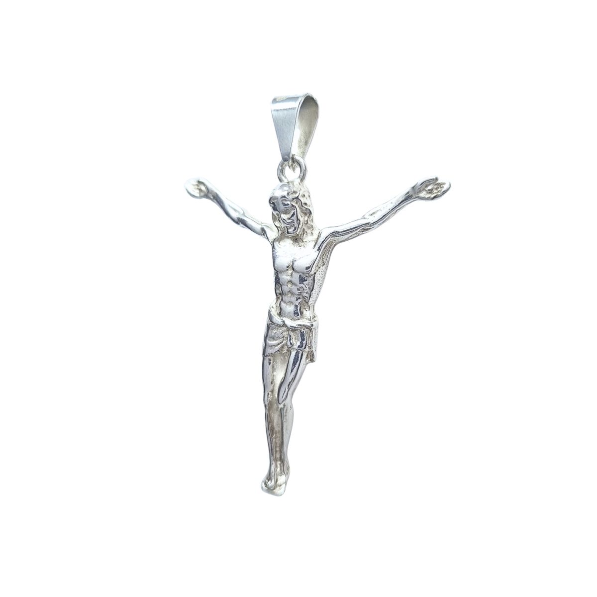 JOYAS LANDEROS - Colgante Jesus 50mm Plata 950