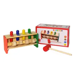 GENERICO - Juego Whack A Mole de Madera (Categoría: 3 a 6 Años)