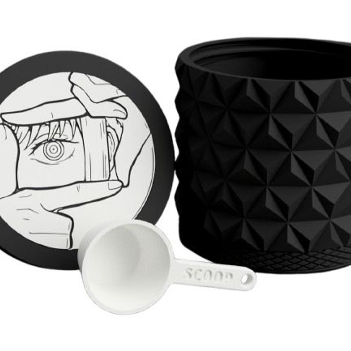 GENERICO - Contenedor de Proteína en Polvo + Cuchara