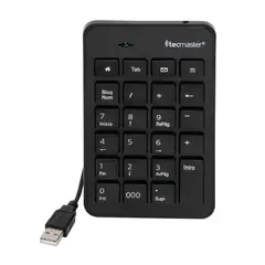 TECMASTER - Teclado Numérico Usb Negro TM-100504