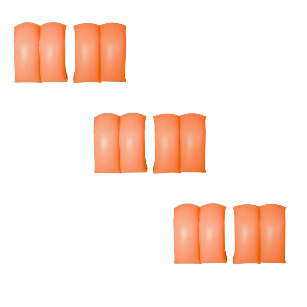 BESTWAY - Pack X 3 Alitas Inflable Flotador Colores 3-6 Años Bestway Naranja