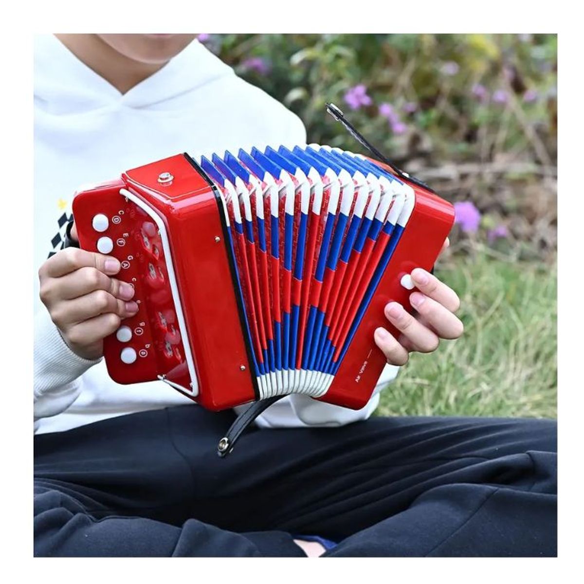 GENERICO - Mini Acordeón De Juguete Para Niños 7 Notas