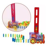 Tren Juguete Dominó Automático Juego Para Niños Y Niñas Personaje Tren Domino