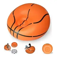 GENERICO - Sillon Inflable Puff Baloncesto Intime Gaming